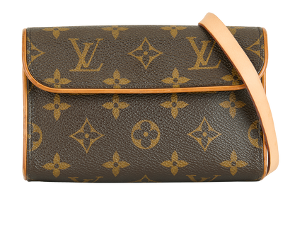 Belt Bag, £450, Handbags, Brown, Canvas, Front view